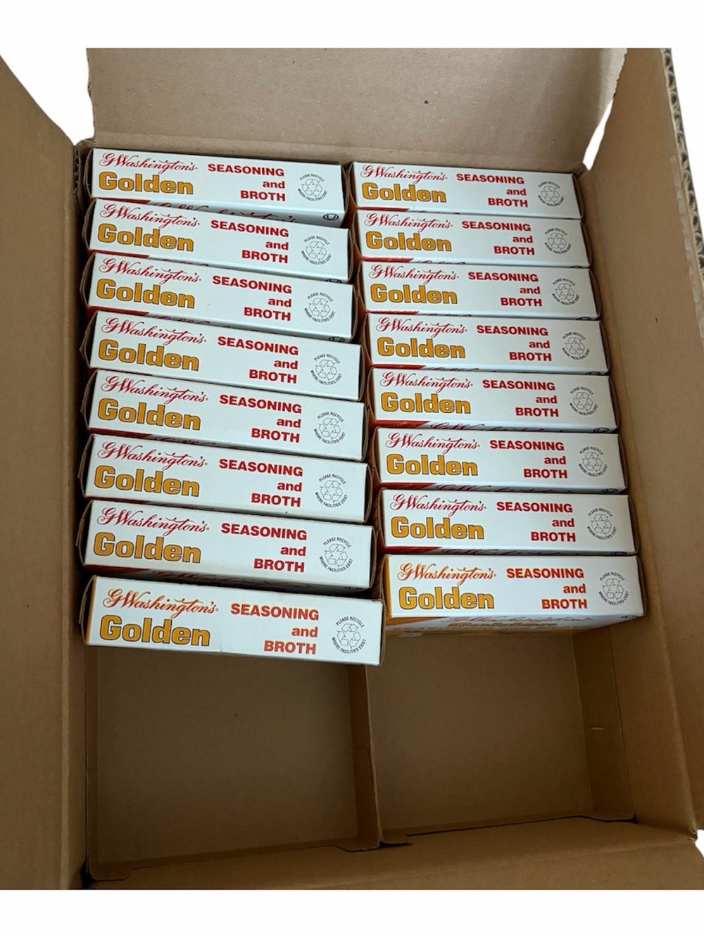 George Washington Golden Seasoning and Broth 1.1oz Lot 16 MSG Made Canada